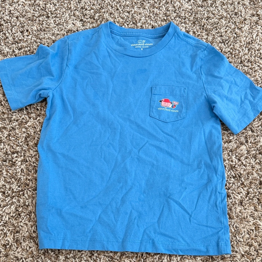 Vineyard Vines Kids Classic Blue Tee